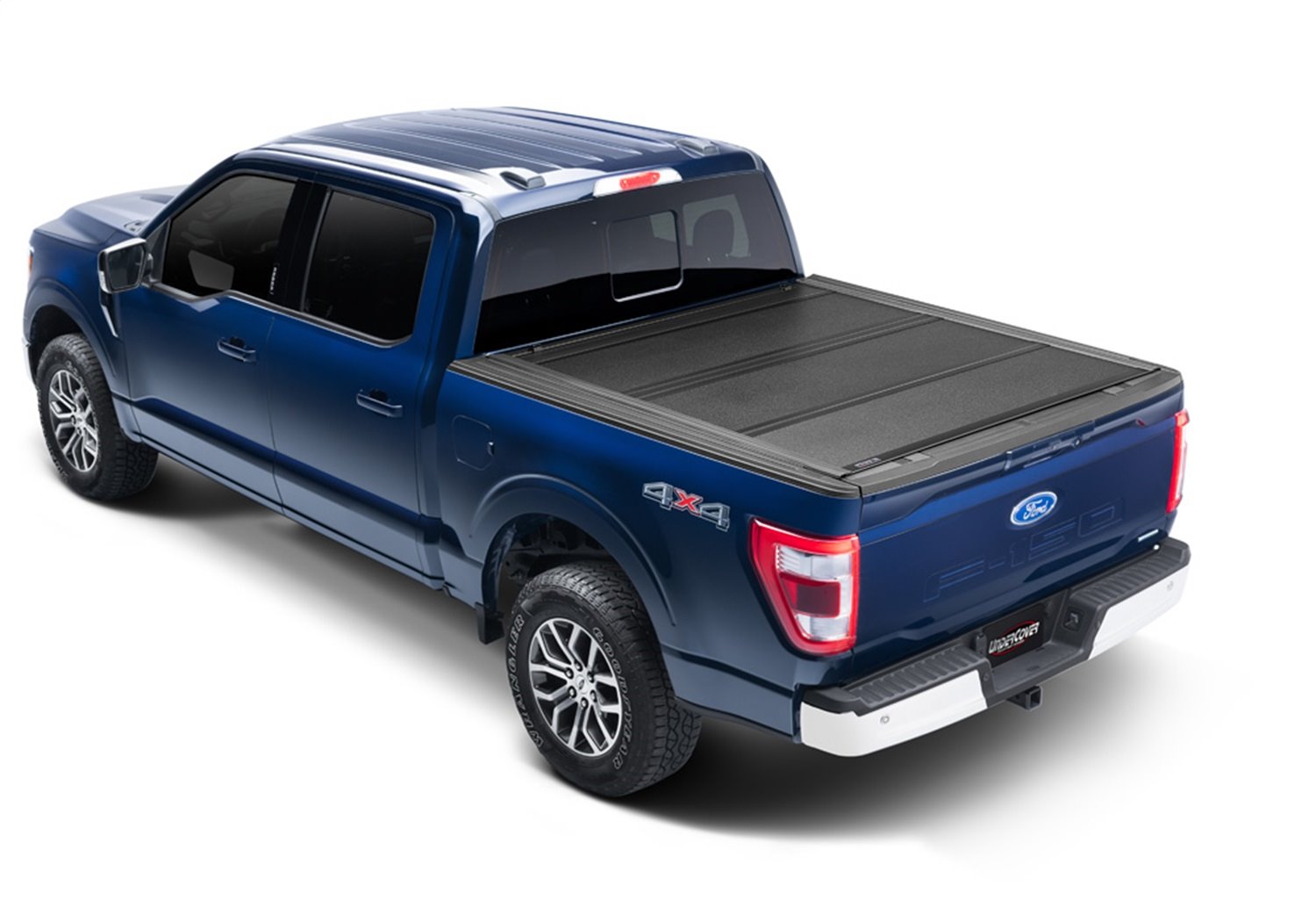 AX22031 Armor Flex Hard Folding Cover, Fits Select Ford F-150 8'2" Bed STD/EXT/Crew, Black Textured
