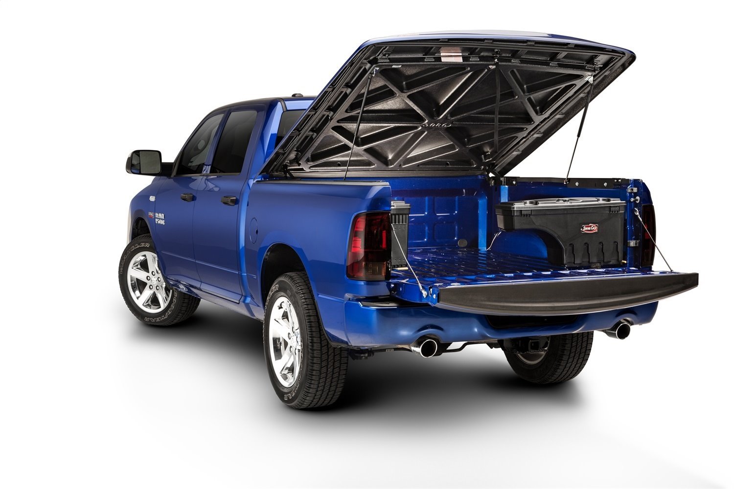 SC200P Swing Case, 1999-2016 Ford F-250/350 Passenger Side, 2016 Models w/ Factory Tow Package, Black