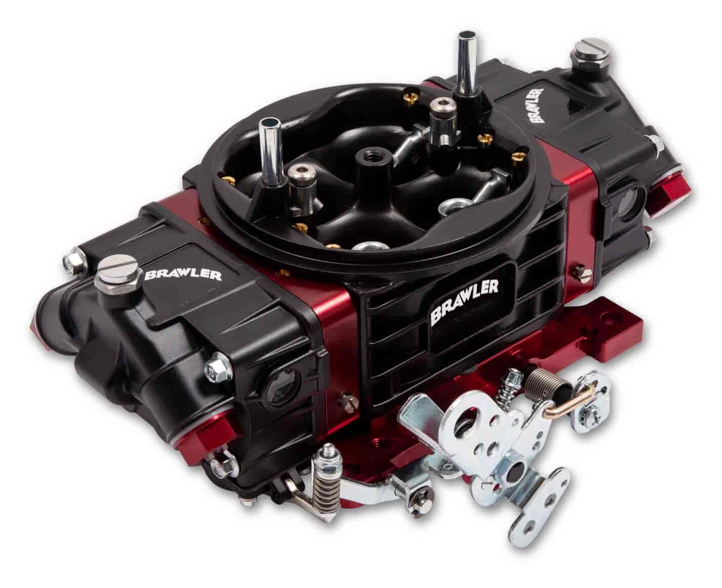 Brawler Race Carburetor 750 CFM Mechanical Secondary / 4150 - Black/Red