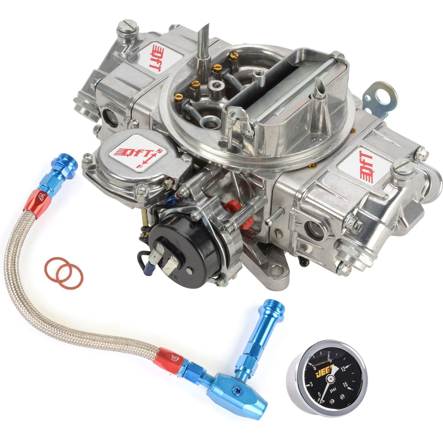 Hot Rod Carburetor Kit Includes: 735 cfm Carburetor with Vacuum Secondaries