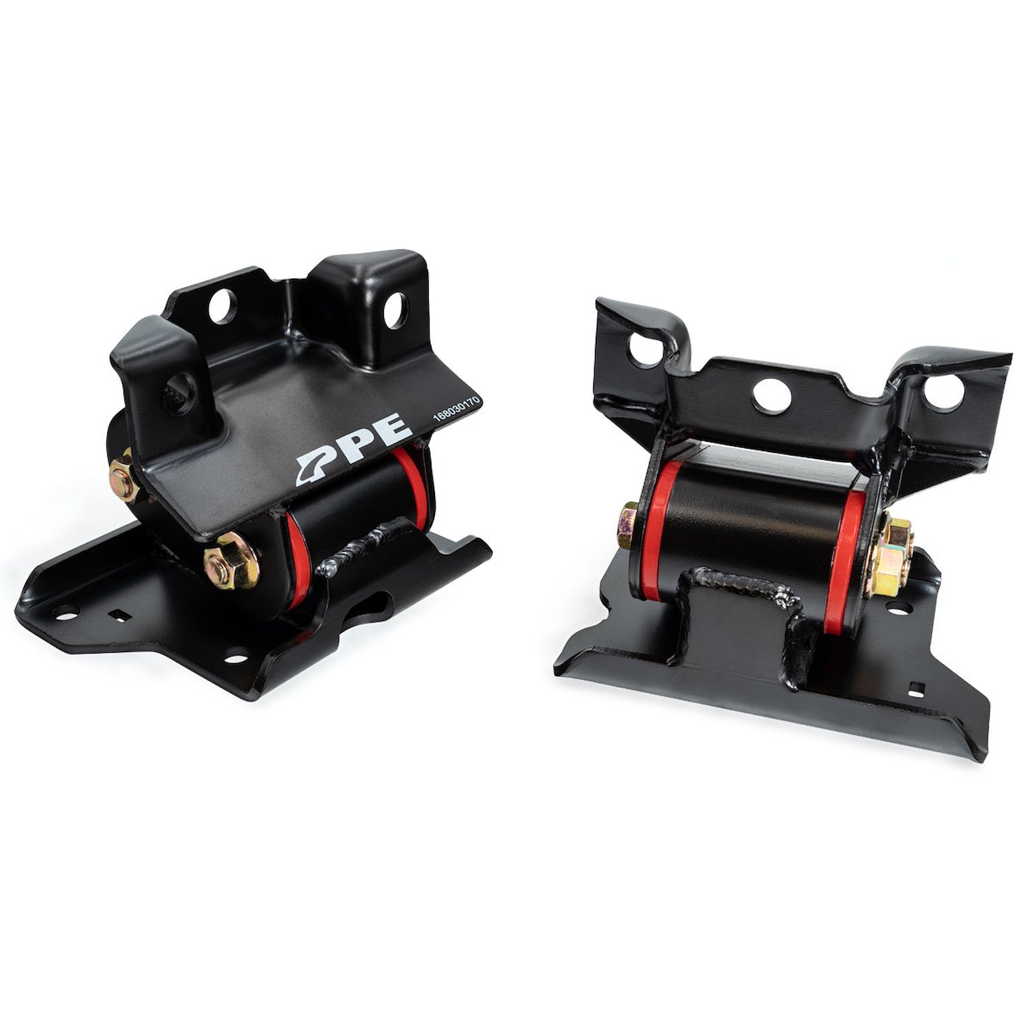 168030170 Engine Mount Kit with High-Performance Silicone Bushings - 01-10 GM 6.6L Duramax - 70 Hardness