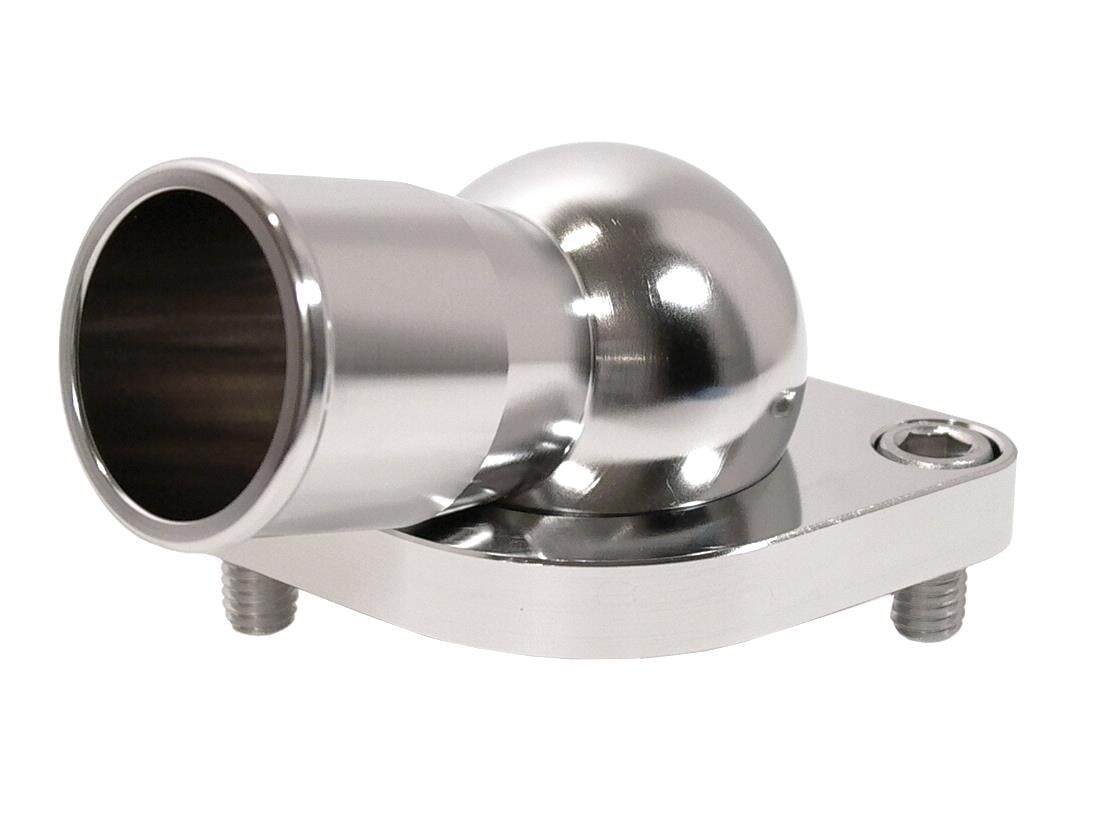 Thermostat Housing fits Small and Big Block Chevy, 15-Degree Swivel [Polished Finish]