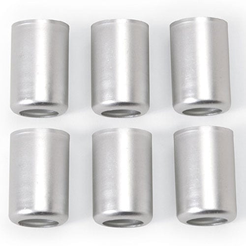 Stainless Steel Crimp Collars [-6 AN]