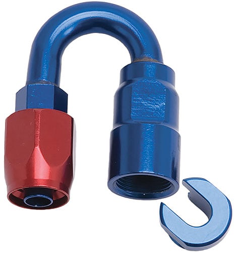 EFI SAE Female Quick-Connect Hose End Fitting 180-Degree