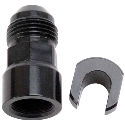 SAE Quick-Connect EFI Adapter Fitting Threaded Cap Screw-On Style