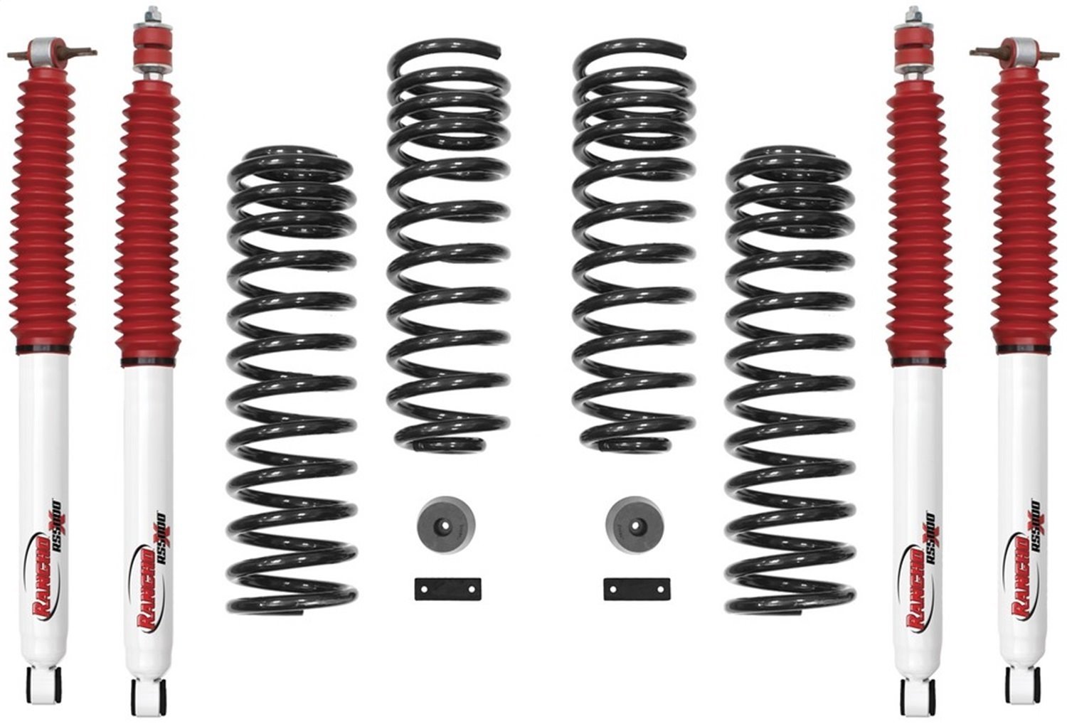 RS66119BR5 Front and Rear Suspension Lift Kit, Lift Amount: 2 in. Front/2 in. Rear