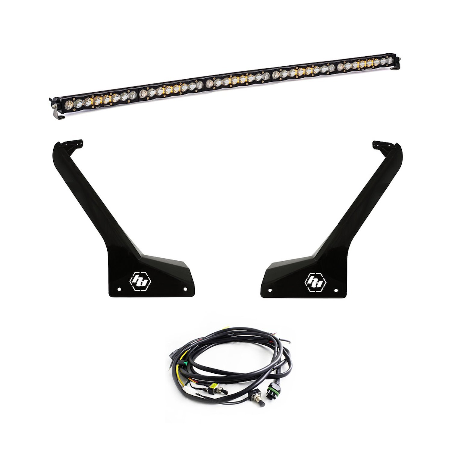 S8 50 in. Roof Mount Light Kit for 2020-2022 Jeep Gladiator; 2018-2022 Jeep Wrangler JL; Exc. Rubicon 392