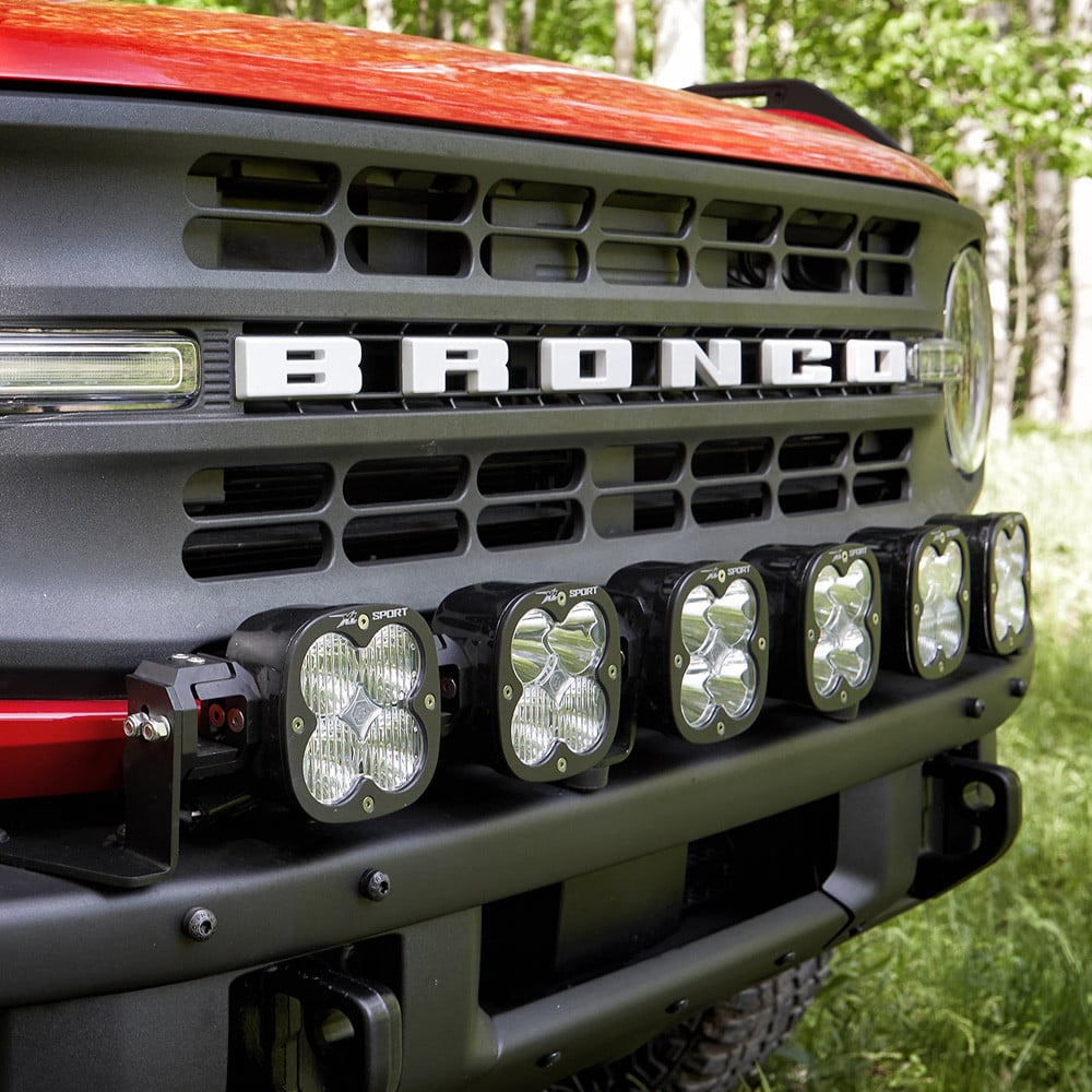 XL Linkable Bumper Light Kit for 2021-2022 Ford Bronco w/ OE Steel Bumper