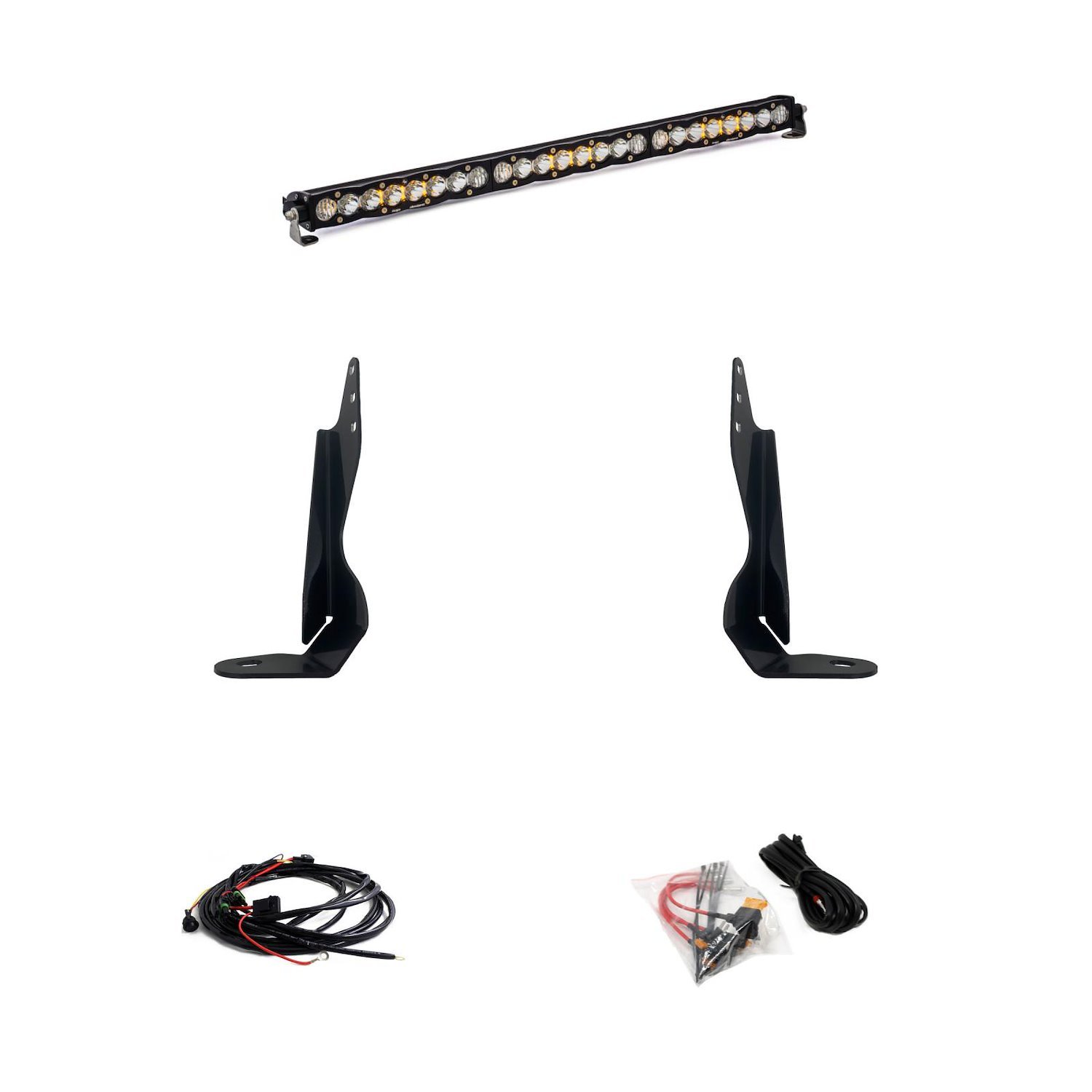 S8 30 in. Grille Light Bar Kit for 2020-2022 GMC Sierra 2500HD/3500HD