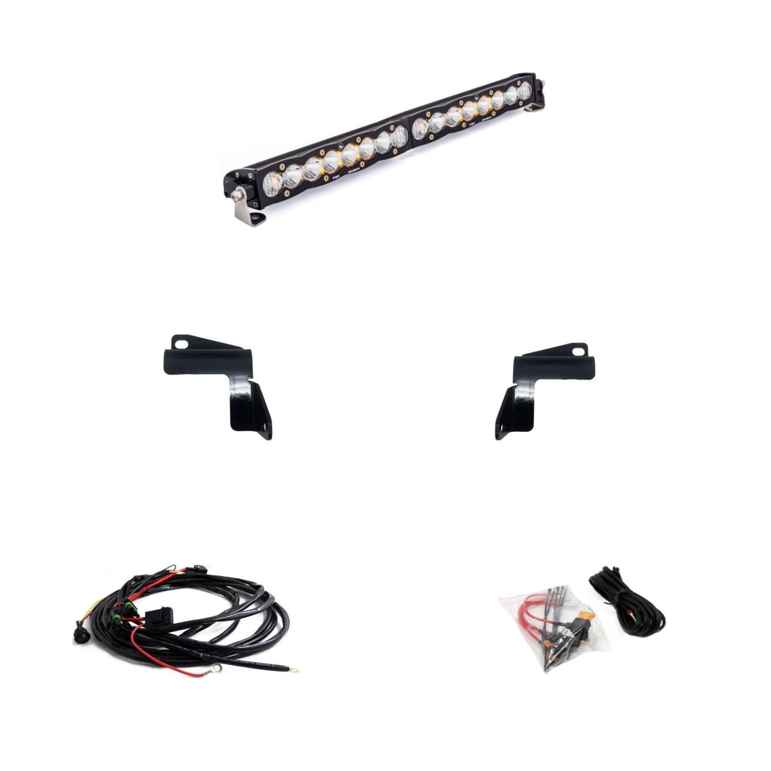 S8 20 in. Bumper Light Bar Kit for 2020-2022 GMC Sierra 2500HD/3500HD