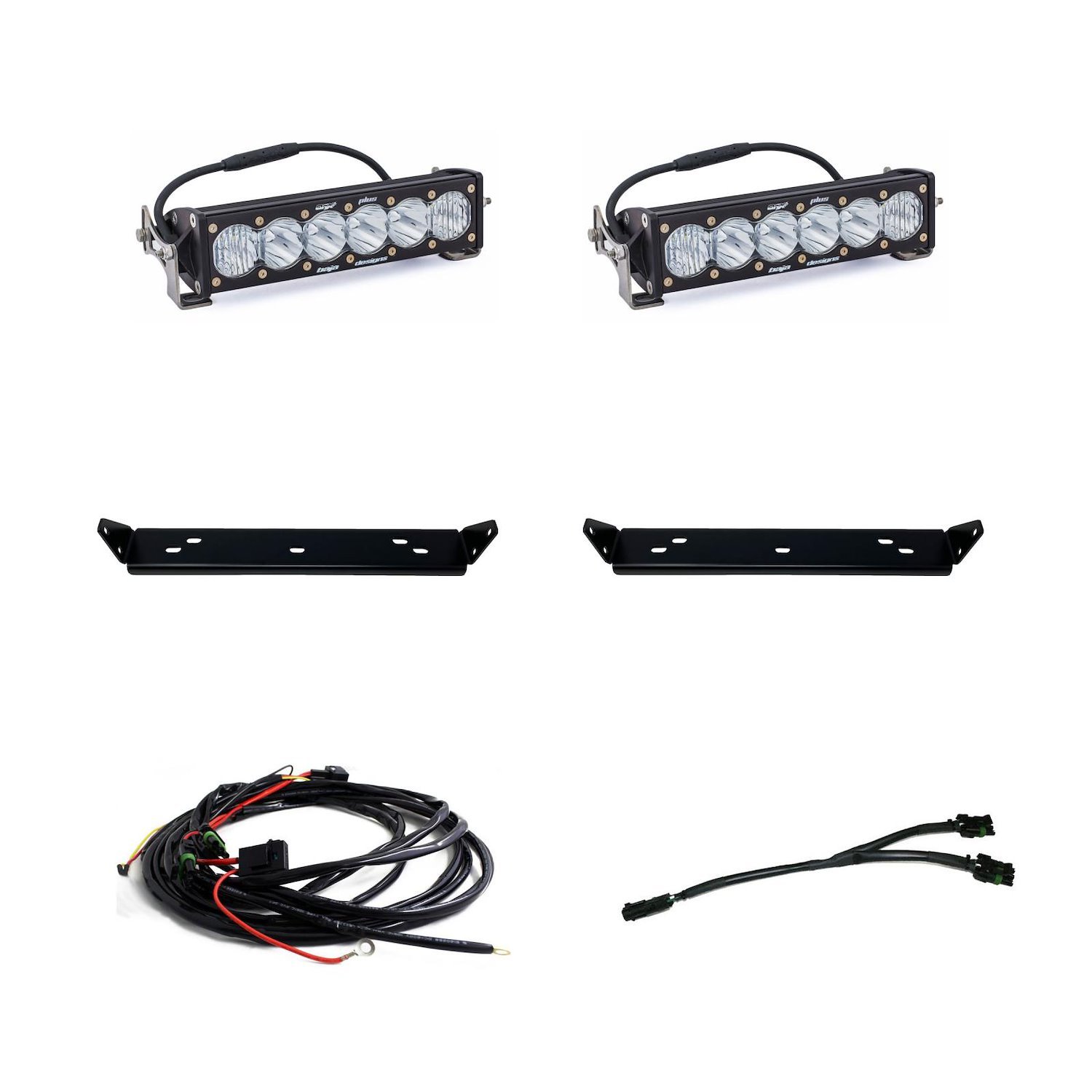 OnX6+ 10 in. Dual Behind Grille Light Bar Kit for 2021-2022 Ford F-150 Raptor