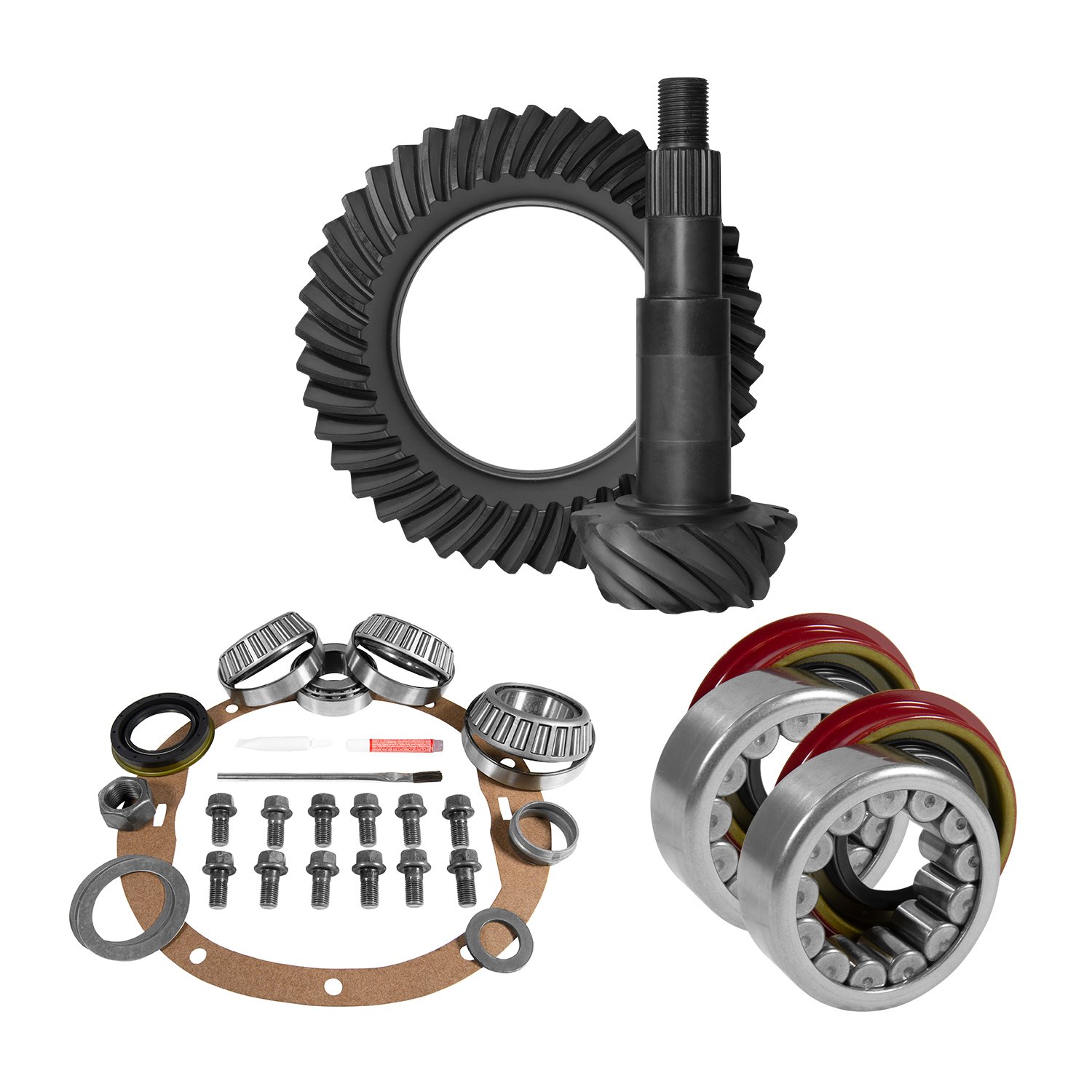 USA Standard 10719 8.5 in. GM 4.11 Rear Ring & Pinion Install Kit, Axle Bearings, 1.78 in. Case Journal