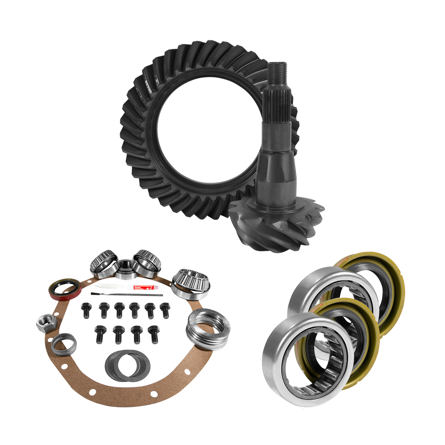 USA Standard 10787 9.25 in. Chy 3.21 Rear Ring & Pinion Install Kit, 1.705 in. Axle Bearings & Seal