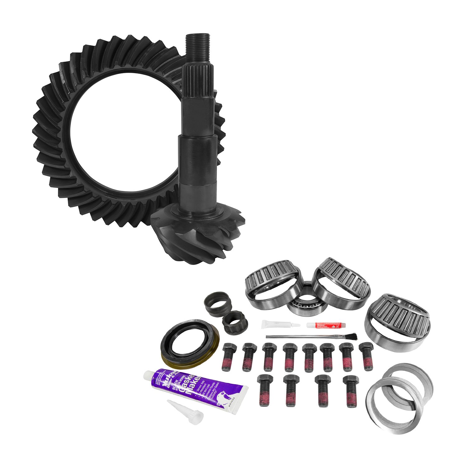 USA Standard 10819 11.5 in. Aam 3.73 Rear Ring & Pinion Install Kit, 4.125 in. Od Pinion Bearing
