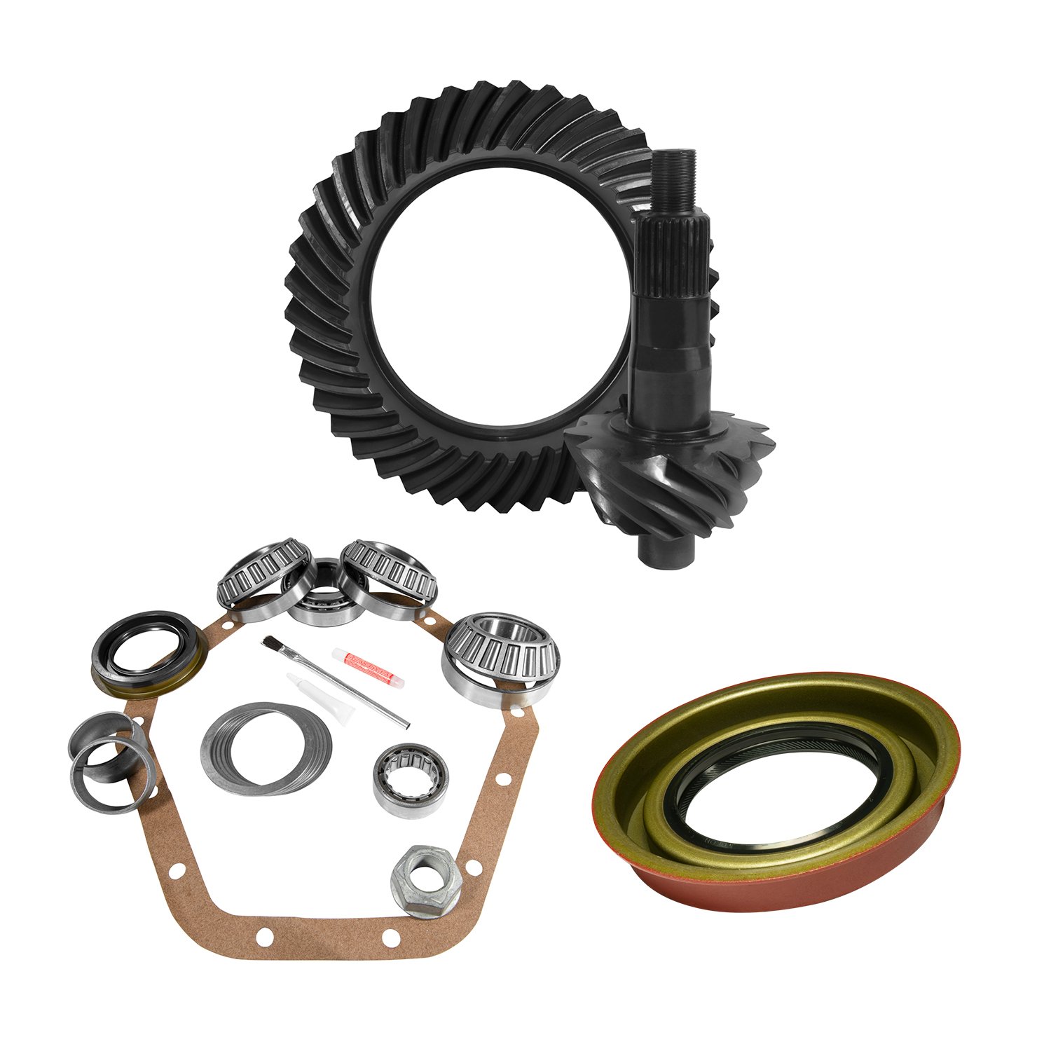 USA Standard 10835 Ring & Pinion And Install Kit, 10.5 in. GM 14 Bolt, 4.88 Thick Rear