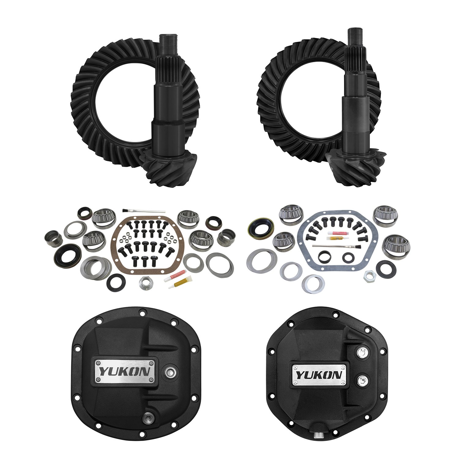 Stage 2 Jeep Jk Re-Gear Kit, W/Diff Covers For Dana 30/44, 4.56 Ratio