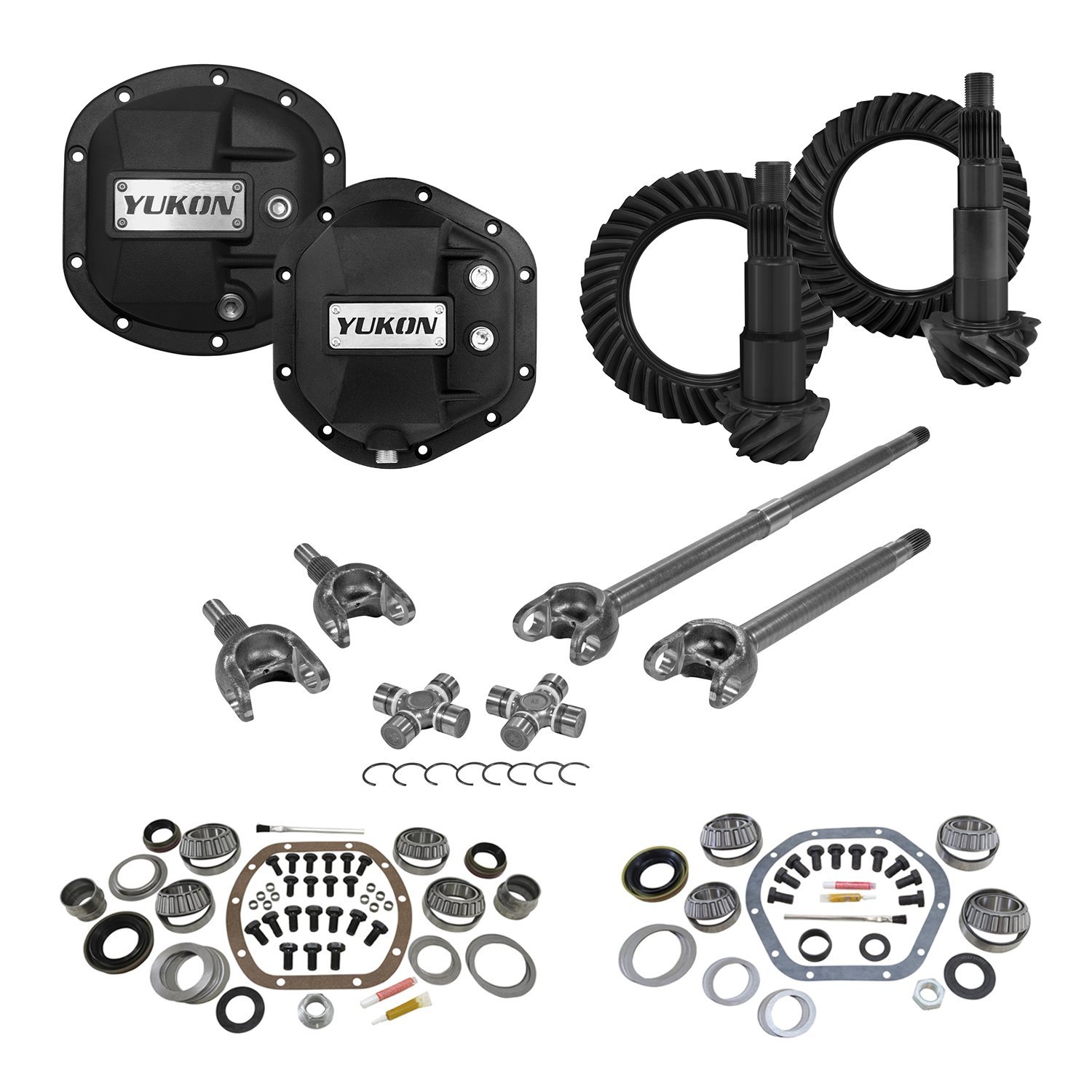Stage 3 Jeep Jk Re-Gear Kit W/Covers, Front Axles, Dana 30/44, 4.56 Ratio