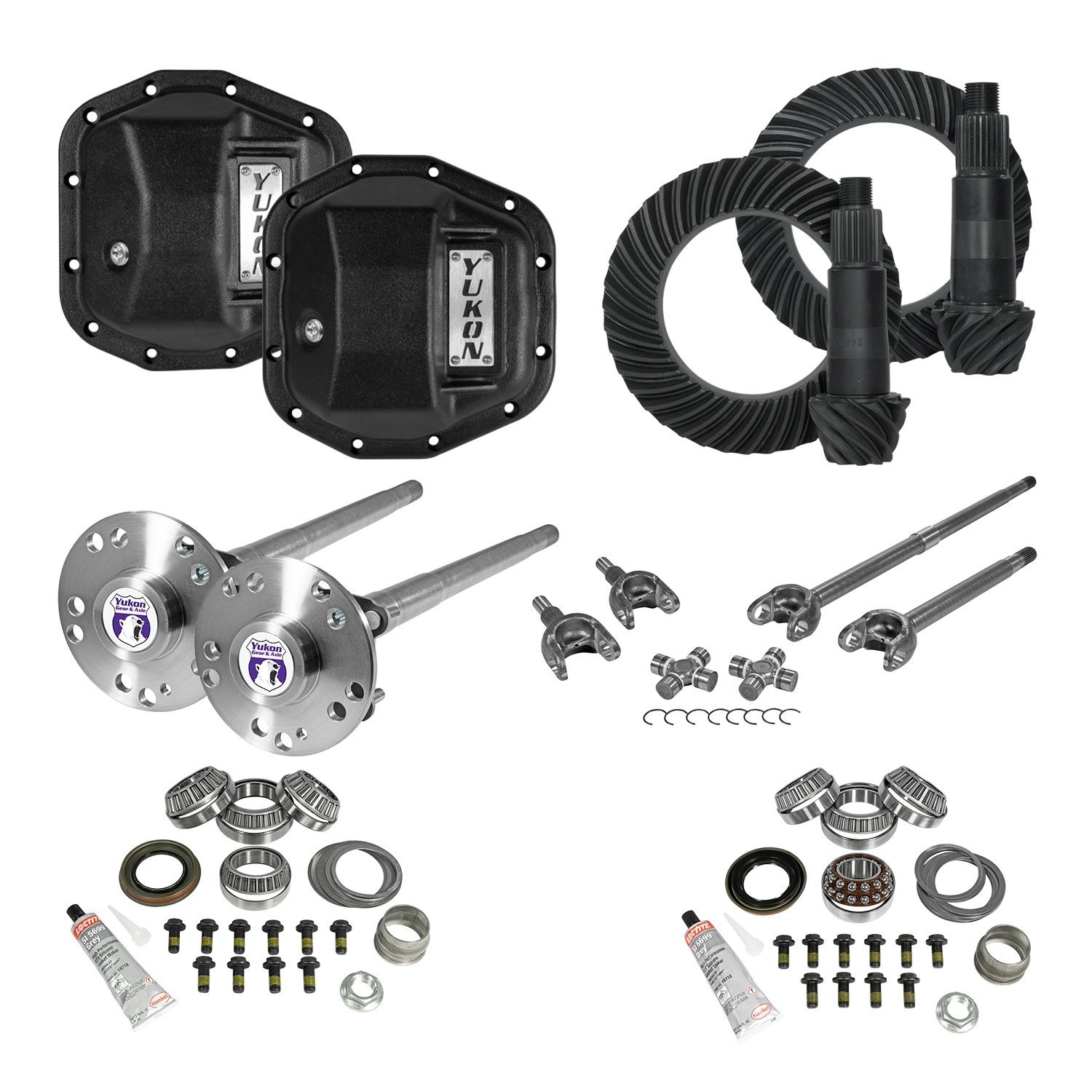 Stage 4 Jeep Jl/Jt Re-Gear Kit W/Covers Fr & Rr Axles, Dana 44, 4.11 Ratio