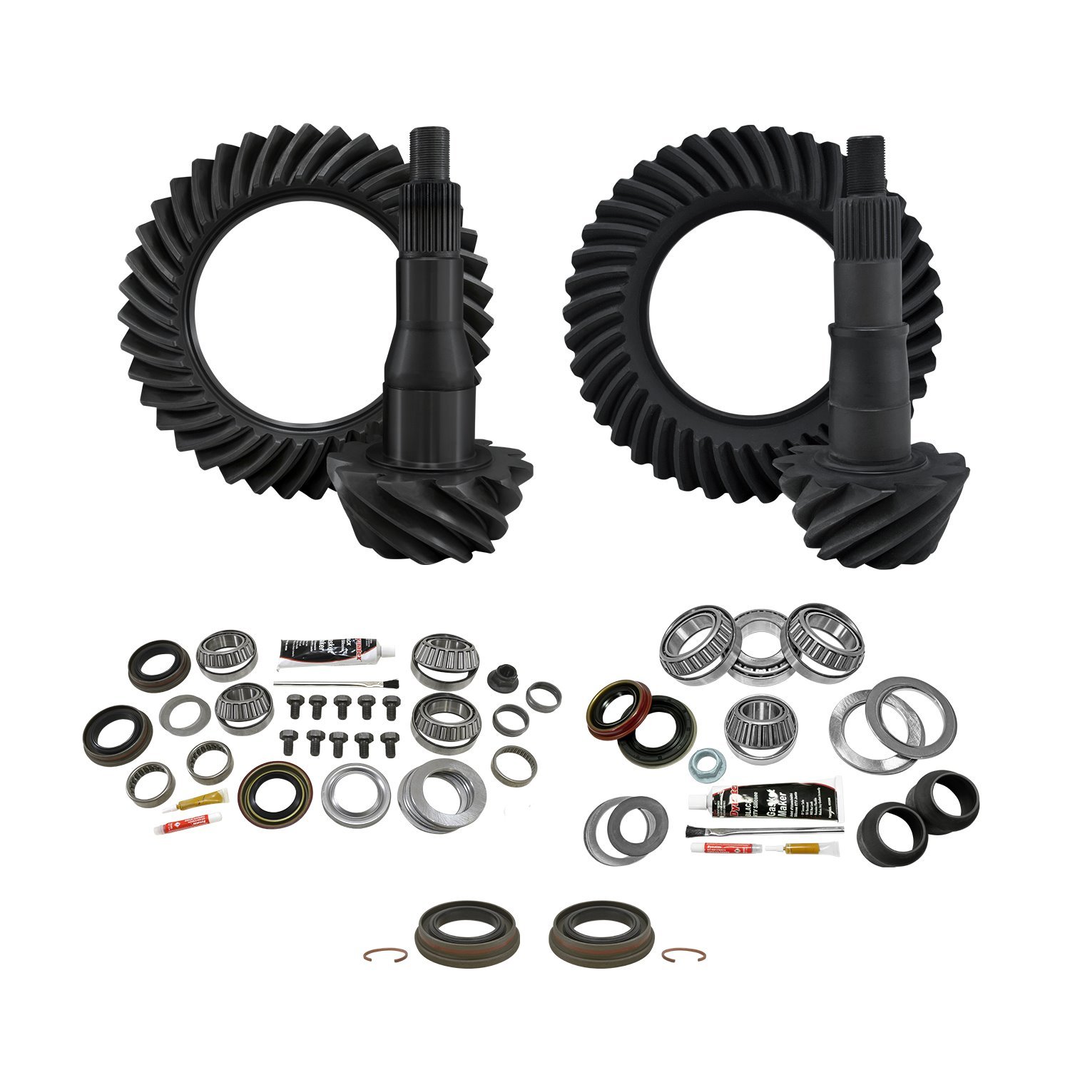 Re-Gear & Installation Kit, Ford 9.75 in., 2000-2010 F150, 4.88 Ratio, Fr&Rr
