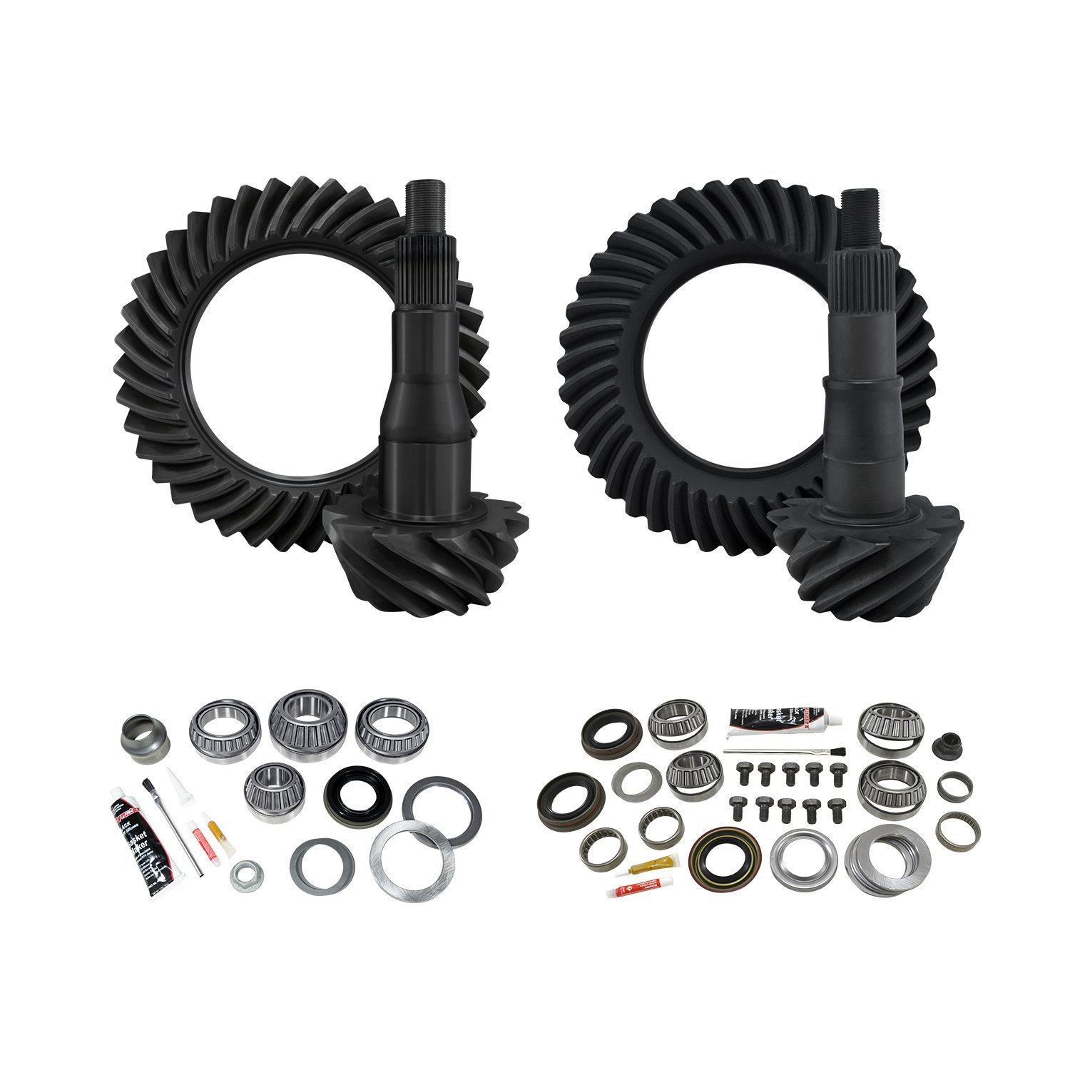 Re-Gear & Installation Kit, Ford 9.75 in., Various F150, 4.56 Ratio, Fr&Rr