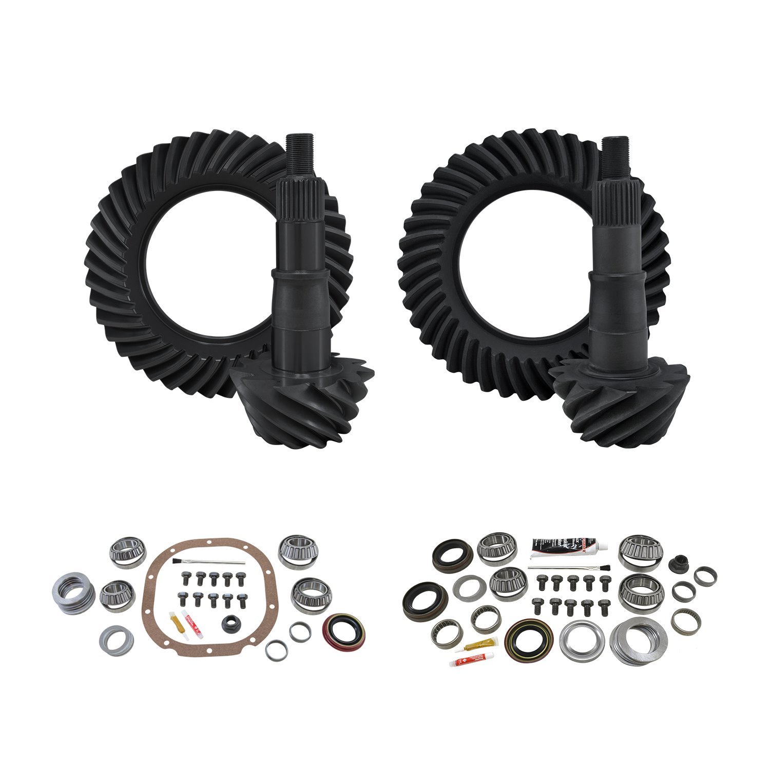 Re-Gear & Installation Kit, Ford 8.8 in., 2000-2008 F150, 4.56 Ratio, Fr&Rr