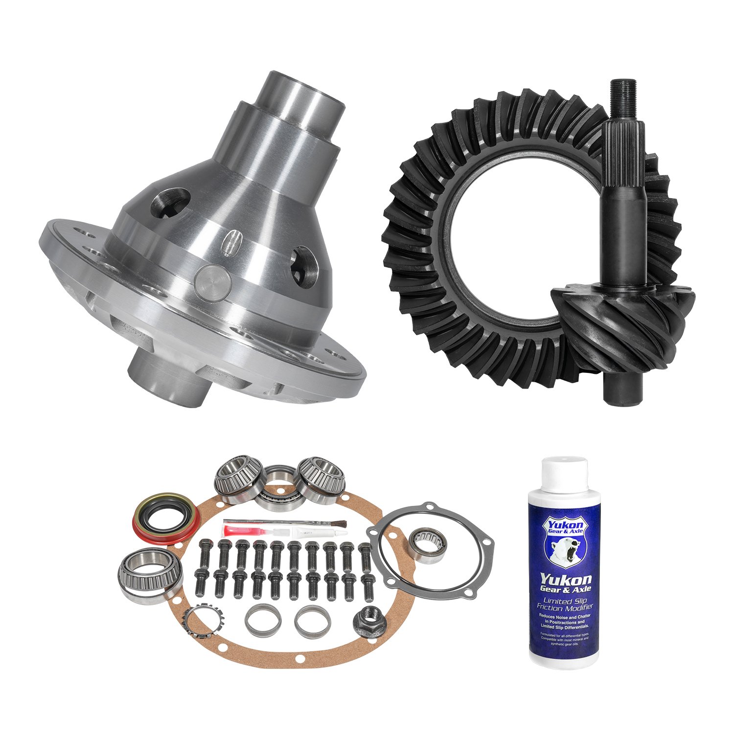 Muscle Car Limited Slip & Re-Gear Kit For Ford 9 in., 28 Spline, 3.70 Ratio
