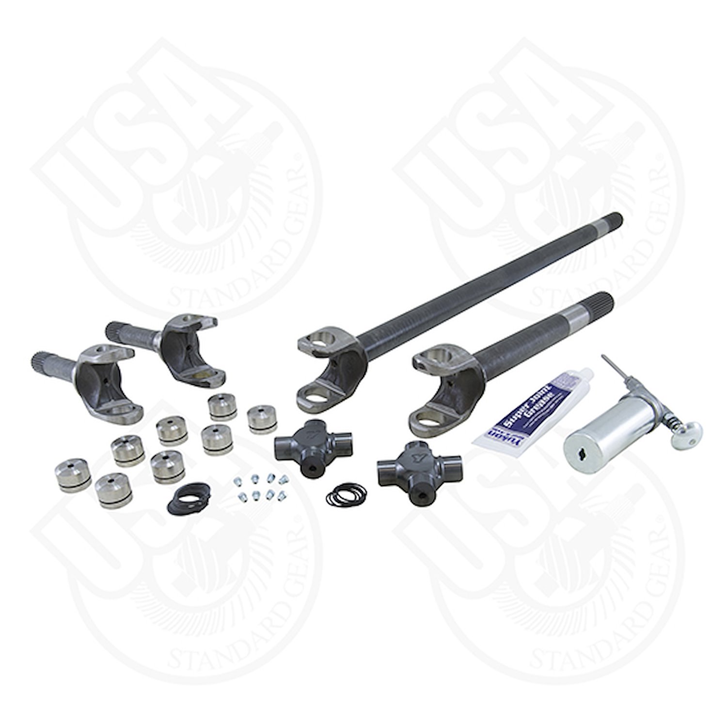 USA Standard 4340 Chrome-Moly replacement axle kit for 82- 83 CJ5 / 82- 86 CJ7 Dana 30 27 spline w/S