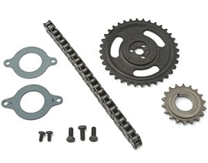 Timing Chain Kit - Single Roller Design 1987-up Small Block with Hyd. Roller Cam