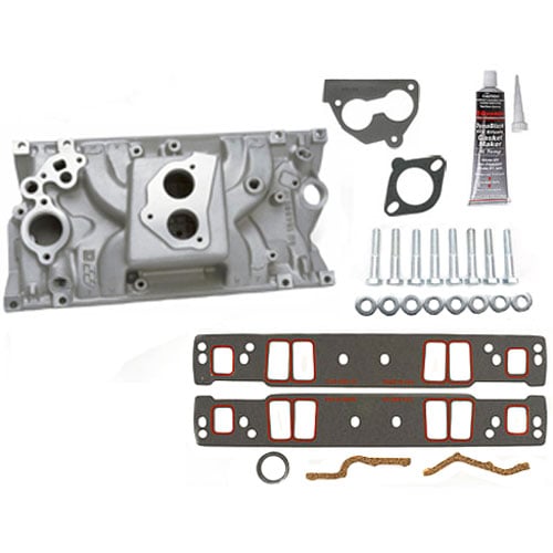 Vortec Throttle Body Injection Intake Manifold Kit Cast Aluminum Includes: