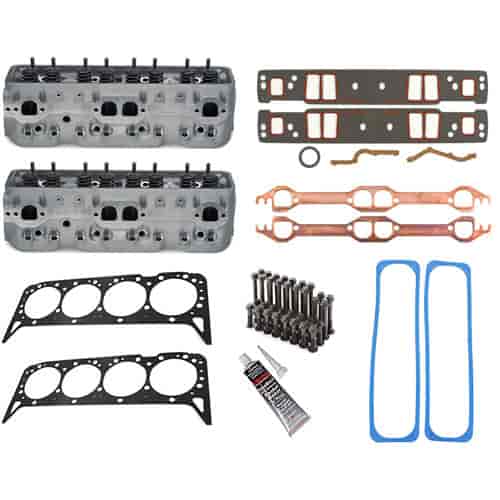 Chevy ZZ4 Aluminum Cylinder Head Kit Includes: (2) Chevy ZZ4 Aluminum Cylinder Heads