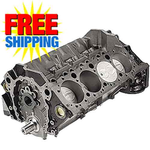 350 ZZ4 HO Short Block Engine Assembly 10-1 Compression Ratio with 58cc Heads