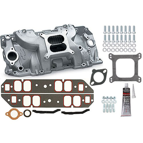 Aluminum Intake Manifold Kit Chevy 396-502 (Rectangular Port) Includes: