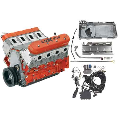 LSX454 454ci Engine Kit, with Muscle Car Oil Pan, EFI Applications