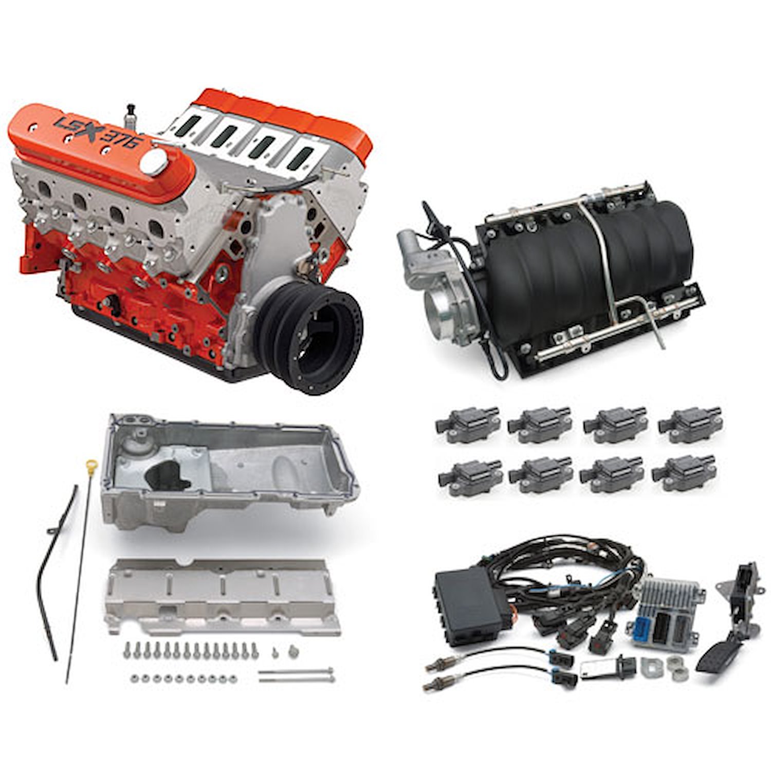 19417356 LSX376-B15 376ci Crate Engine Kit [Fuel-Injected]