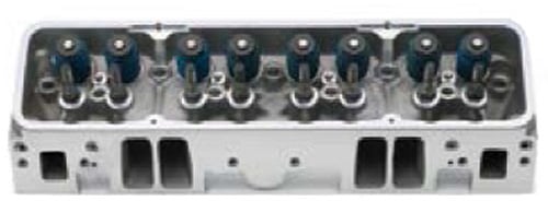 Fast Burn Bare Aluminum Cylinder Head, Small Block Chevy