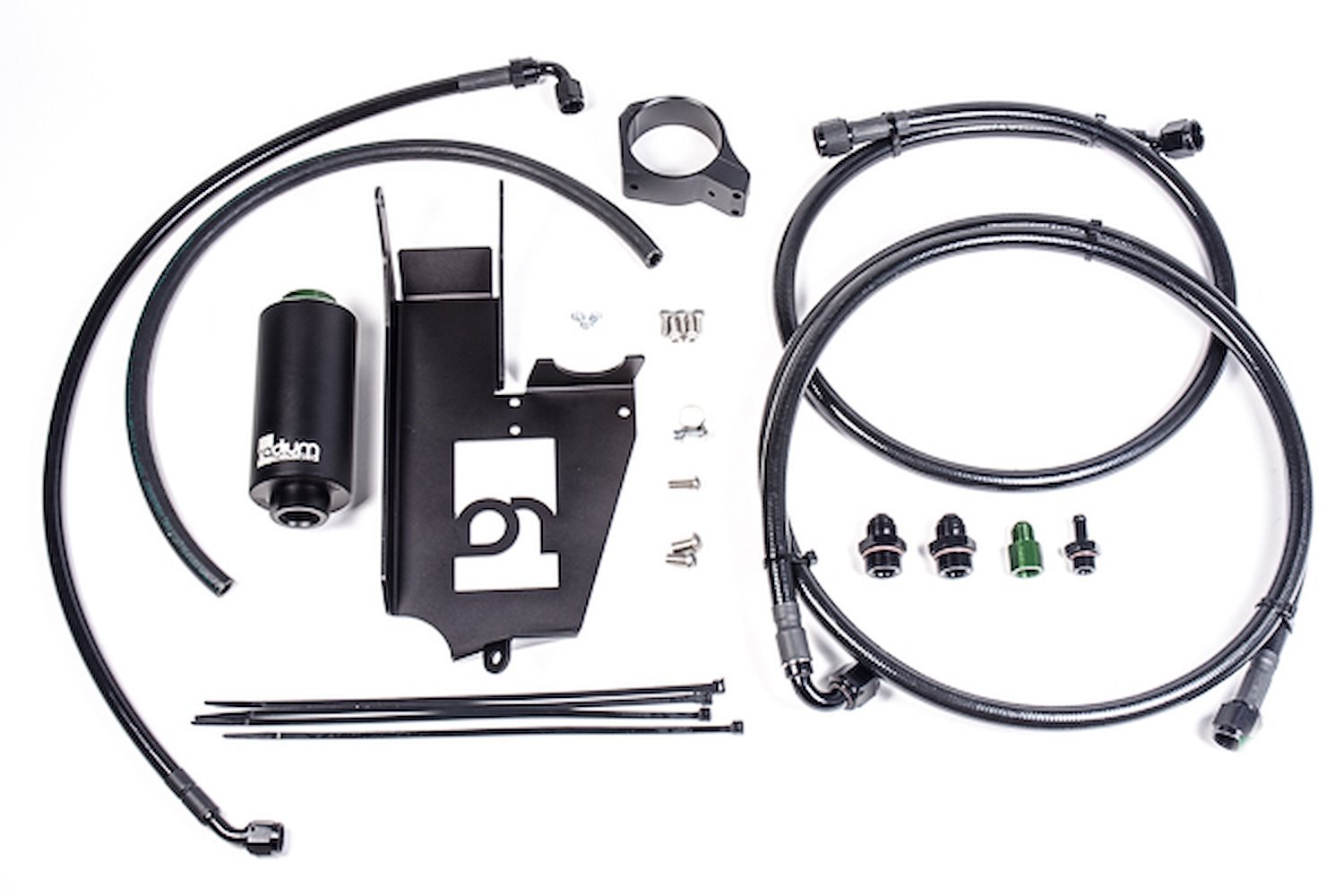 Fuel Hanger Plumbing Kit, EVO 7-8-9, Stainless Filter