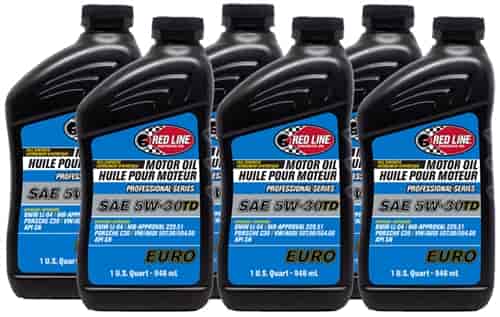 Professional Series Full Synthetic EURO Motor Oil 5W-30 6-Quarts