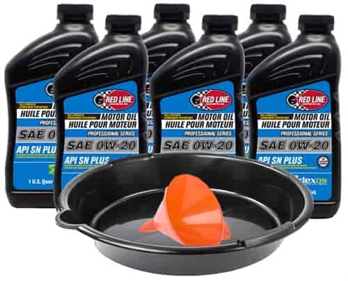 Professional Series Full Synthetic Dexos Approved Motor Oil 0W-20 Oil Change Kit