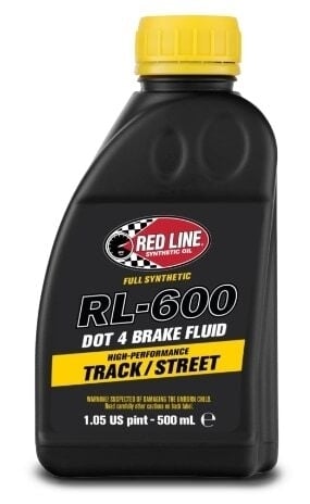 RL-600 Full Synthetic Brake Fluid DOT 4 for Track/Street [500 ml]