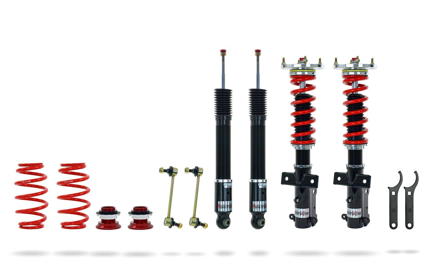 PED-160052 Extreme XA Coilover Kit, Ford Mustang S197 2005-2014