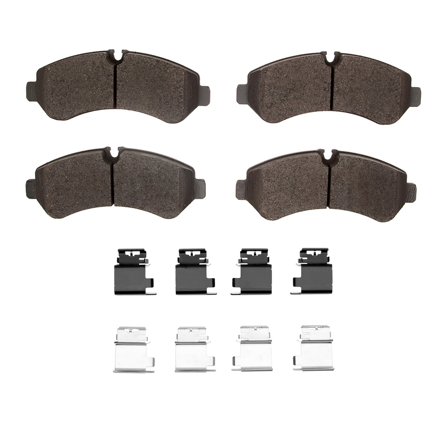 Super-Duty Brake Pads & Hardware Kit, Fits Select Fits Multiple Makes/Models, Position: Rear Right