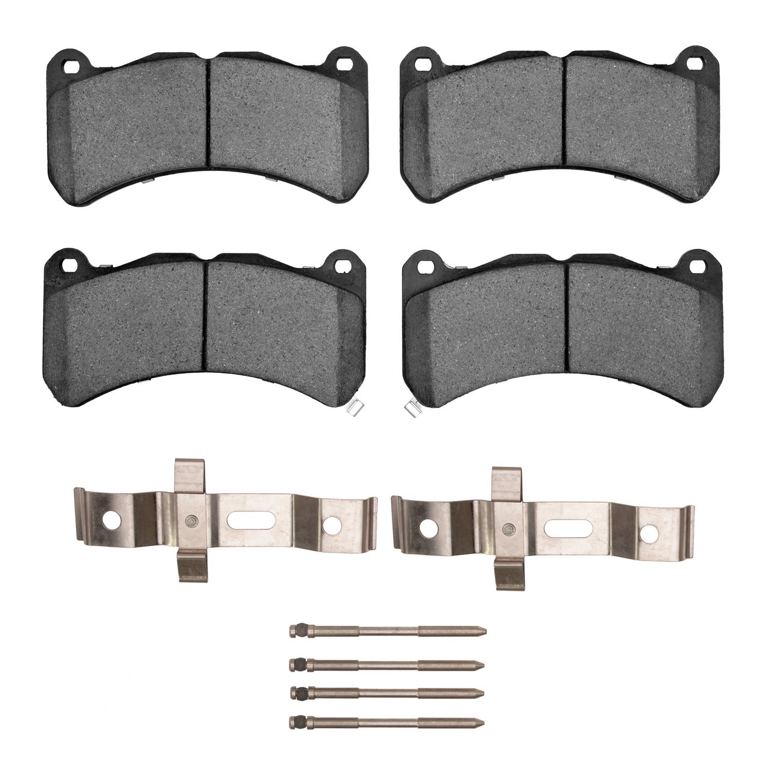Ceramic Brake Pads & Hardware Kit, 2008-2021 Fits Multiple Makes/Models, Position: Front
