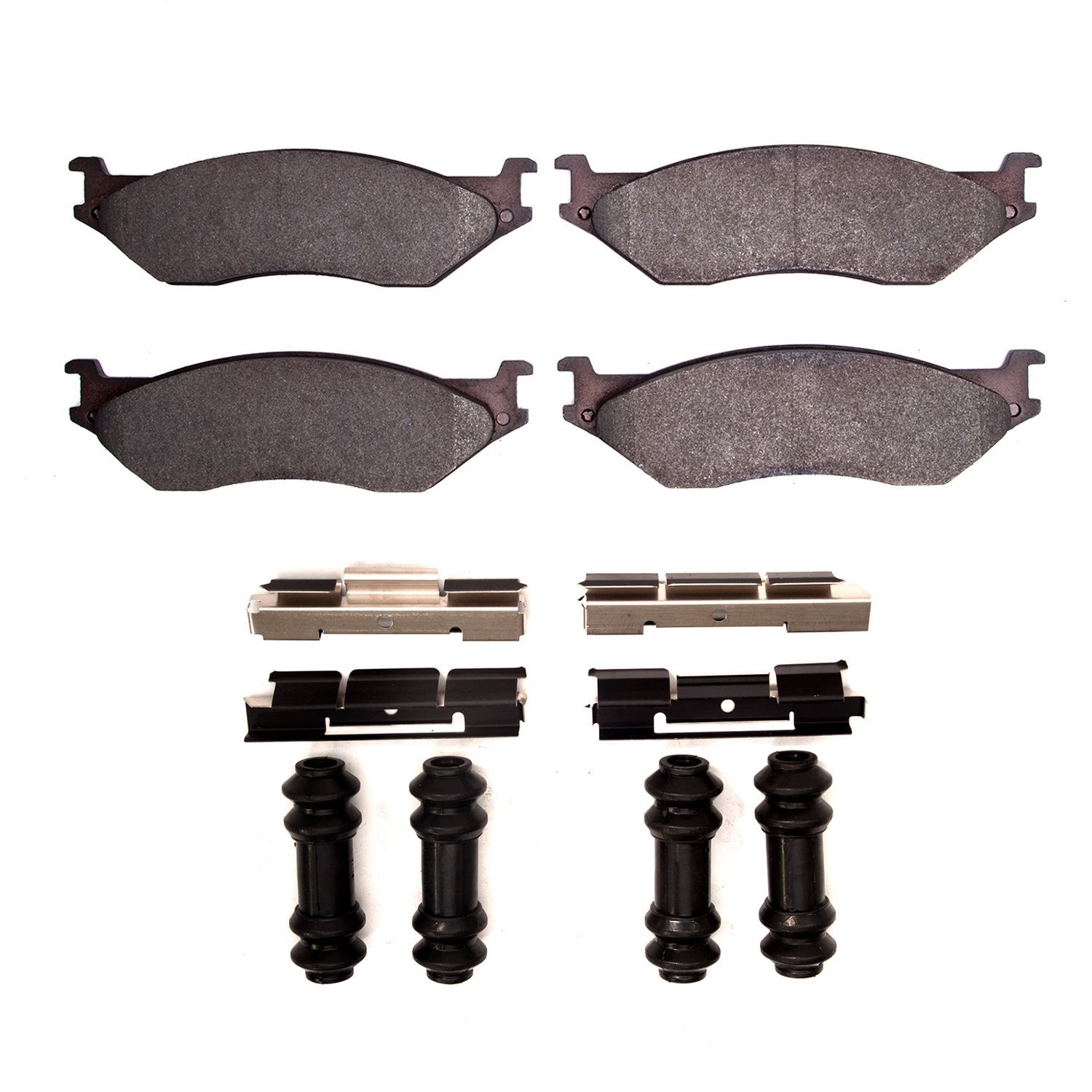 Performance Off-Road/Tow Brake Pads & Hardware Kit, 1999-2010 Ford/Lincoln/Mercury/Mazda, Position: Front & Rear