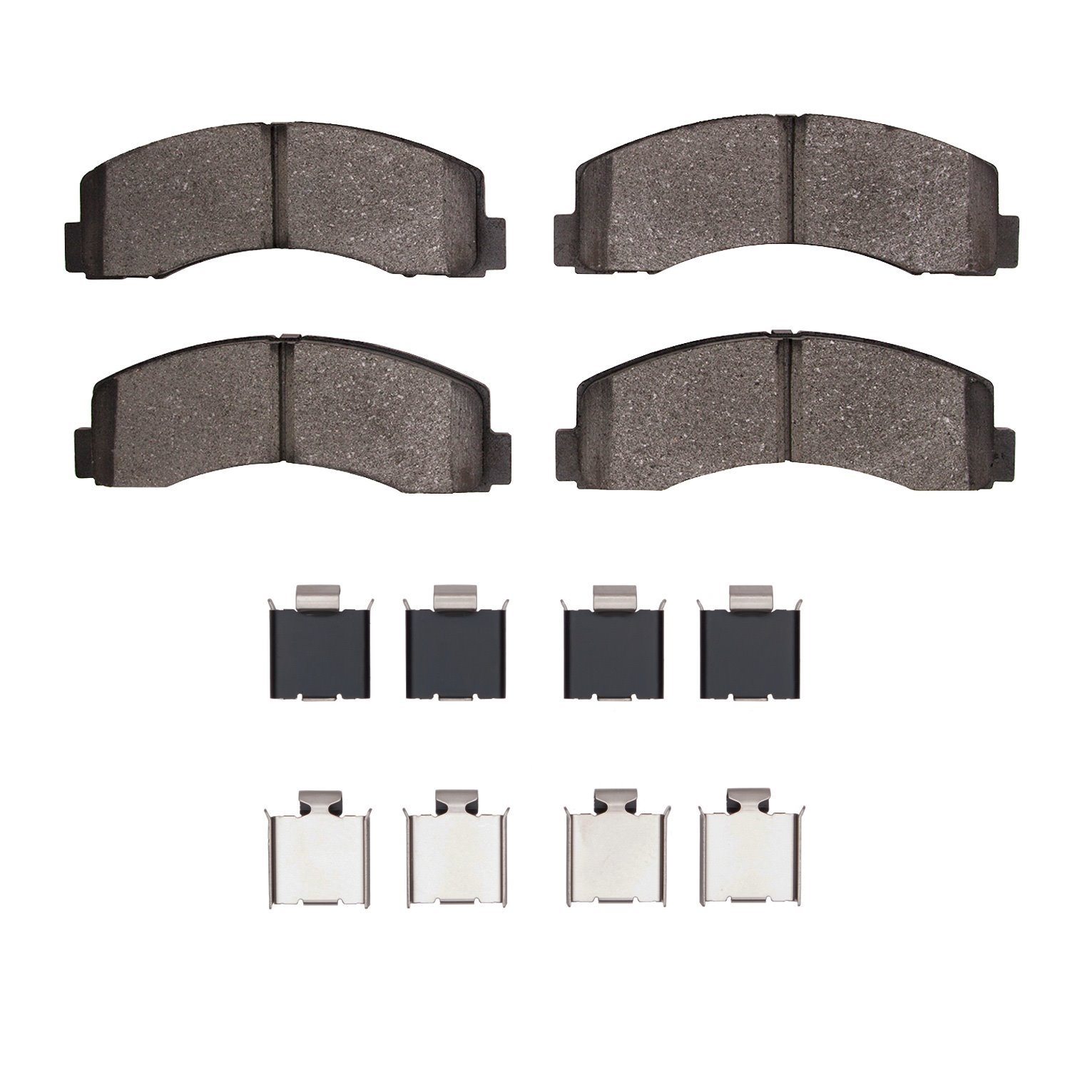 Performance Off-Road/Tow Brake Pads & Hardware Kit, 2010-2021 Ford/Lincoln/Mercury/Mazda, Position: Front