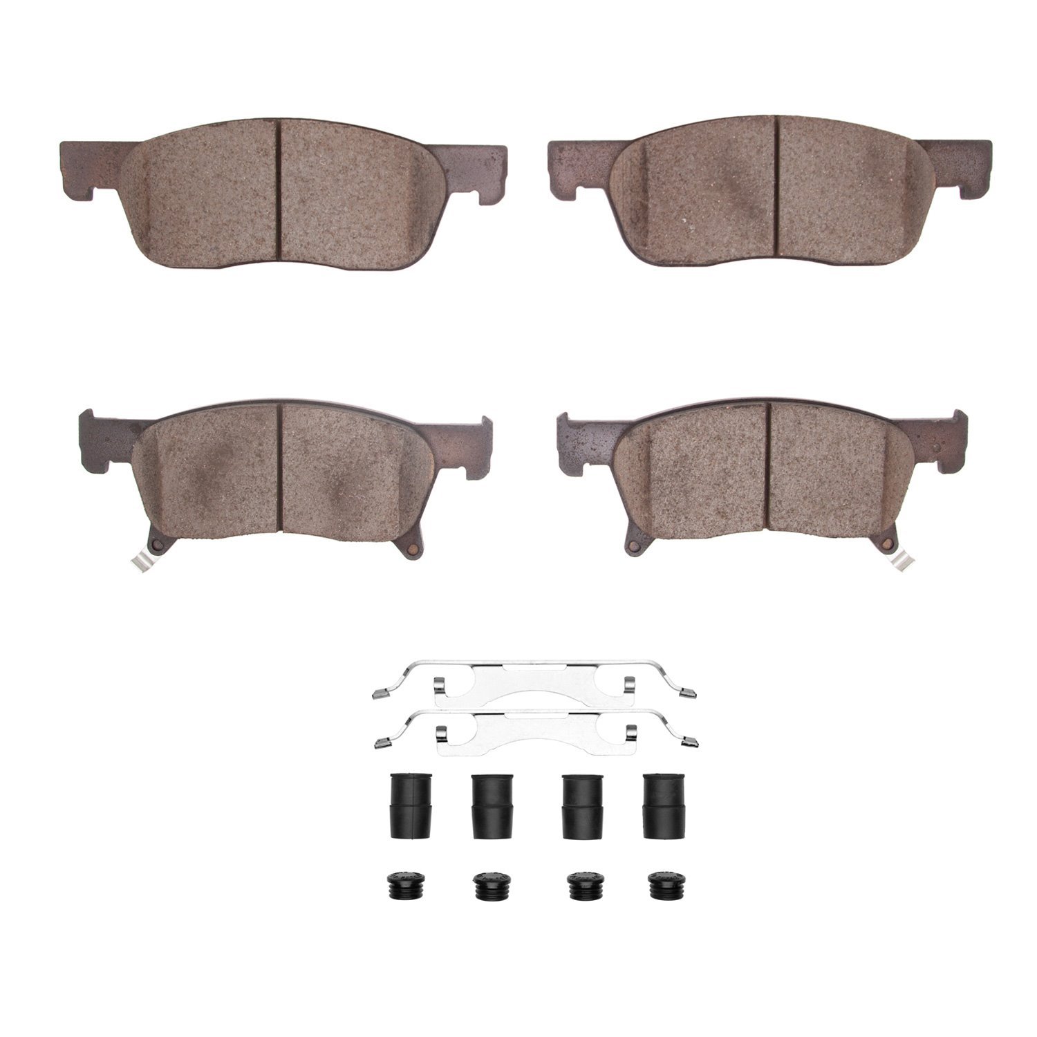 Optimum OE Brake Pads & Hardware Kit, Fits Select Subaru, Position: Front