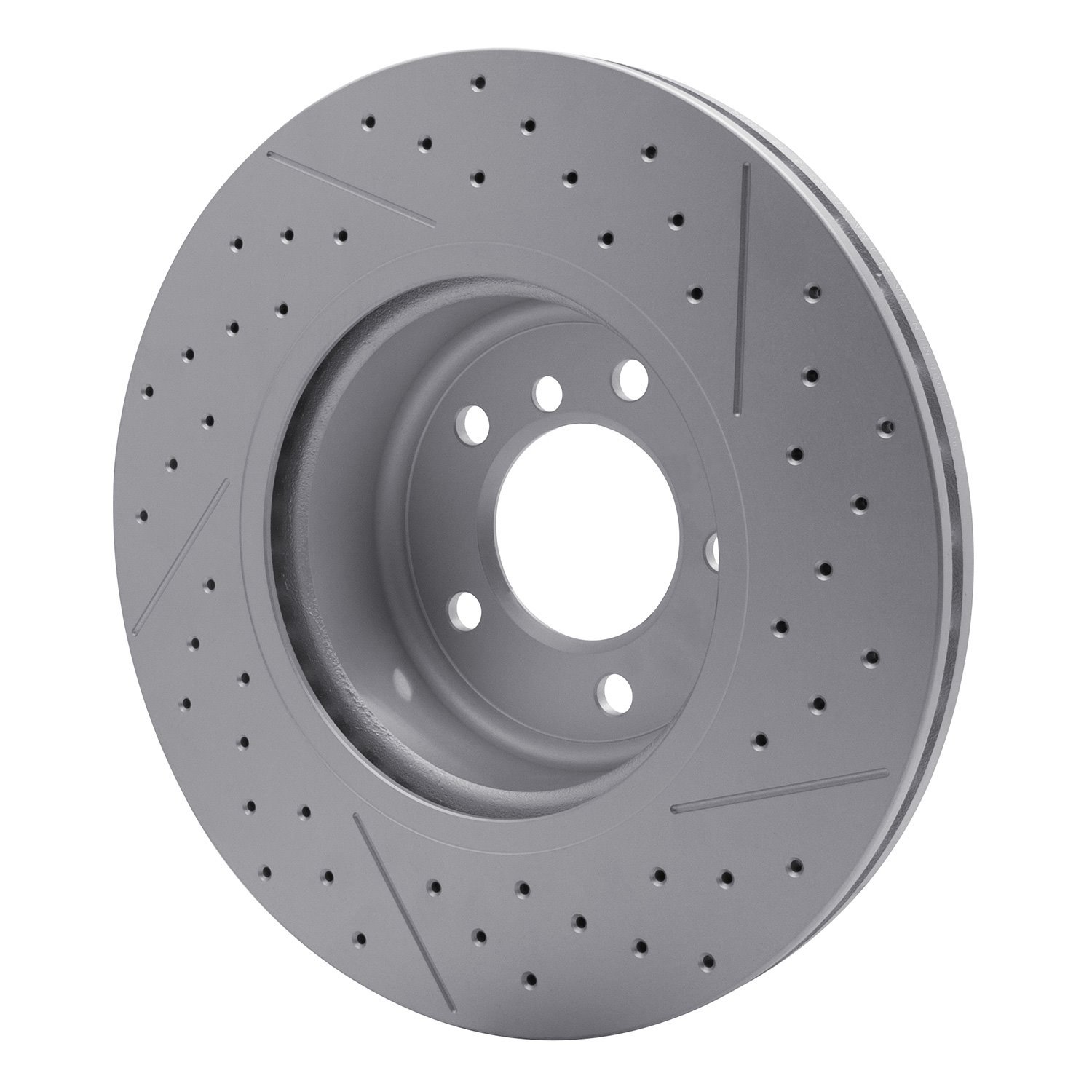 GeoSpec-Coated Drilled & Slotted Rotor, 2013-2013 BMW, Position: Front