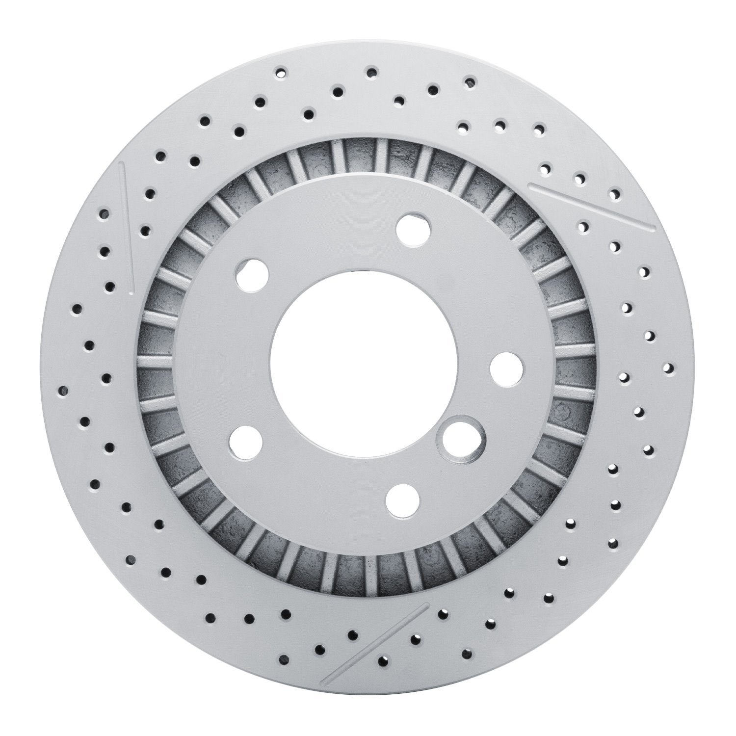 GeoSpec-Coated Drilled & Slotted Rotor, 2013-2018 Mercedes-Benz, Position: Rear