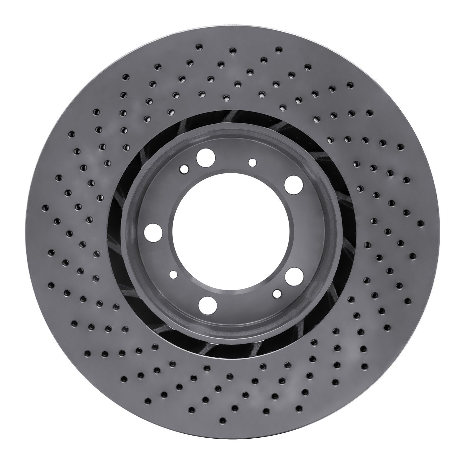 GeoSpec-Coated Drilled Rotor, 1998-2012 Audi/Porsche/Volkswagen, Position: Front Right