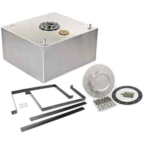 15-Gallon Aluminum Fuel Cell with Installation Kit Includes Fuel Cell, Filler Cap & Mounting Brackets