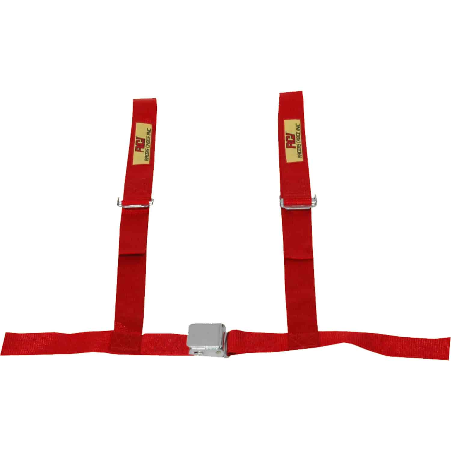 Non-SFI 4-Point Racing Harness Red